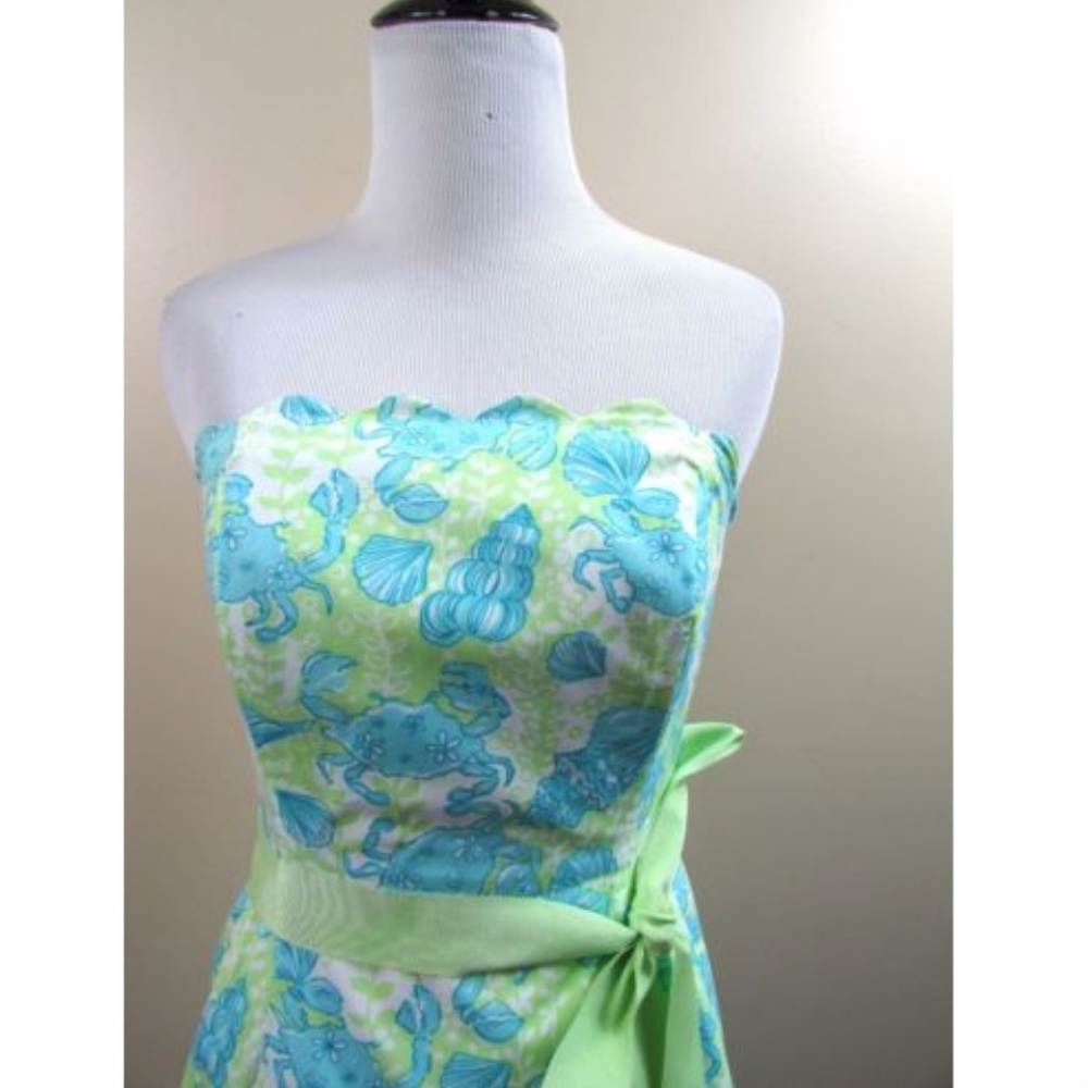 Lilly Pulitzer Sea Shells Beach Scalloped Dress - Picture 2 of 8